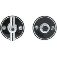 HDD pro WC Garnituur Rond Retro 48 Mm Plat Petana Nikkel