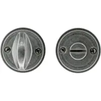 HDD pro WC Garnituur Rond Retro 48 Mm Plat Old Silver