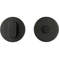 HDD pro WC Garnituur Rond Shape Class 3 Zwart Structuur Uv Zonder Rood/wit
