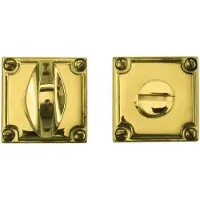 HDD pro WC Garnituur Square Retro 44 Mm Messing Gepolijst Niet Vernist