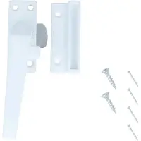 ODShop raamsluiting met sluitplaat links aluminium wit gelakt