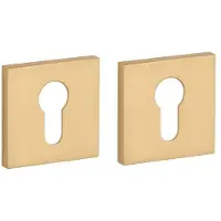 STILE | Cilinderrozetten | 53x53x7mm | Mat goud