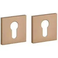 STILE | Cilinderrozetten | 53x53x7mm | Licht Brons
