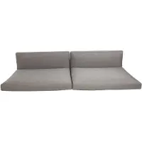Cane-Line Connect kussenset 3-zits Nachttaupe