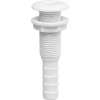 PLASTIMO Flush Flange Thru-hull Transparant 35 mm