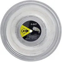 Dunlop S Gut 200 M Tennis Reel String Wit 1.32 mm