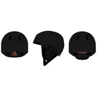 Typhoon Performance Helmet Zwart L