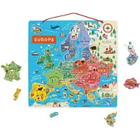Janod Magnetic European Map Spanish Version Educational Toy Veelkleurig 12 Months-7 Years Kinderen