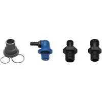 Nuova Rade Ercole Sogliola Connector Set 50 Mm Blauw,Zwart,Grijs