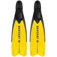 BEUCHAT Mundial One-50 Soft Flex Freediving Fins Geel EU 45-46