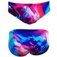 Turbo Wp Bright Swimming Brief Rood,Blauw 7-8 Years Jongen