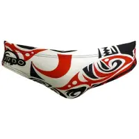 Turbo Maori Skin Tattoo Swimming Brief Wit 12-24 Months Jongen