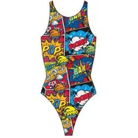 Turbo Comic Boom Swimsuit Veelkleurig 5XL Vrouw