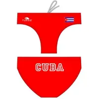 Turbo Cuba Swimming Brief Rood 7-8 Years Jongen