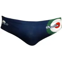 Turbo Italy Moto Swimming Brief Blauw 12-24 Months Jongen
