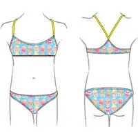 Turbo Swett Happy Bikini Veelkleurig 3-4 Years Meisje
