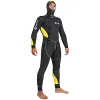 Abysstar Pacific Color Mono 5 Mm Diving Wetsuit Zwart S Man