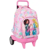 Safta Compact Evolutive Barbie Painterly Rugzak Met Wielen