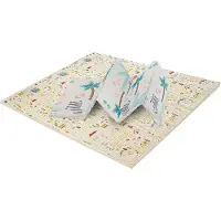 Asalvo Animals-foldable City Xxl Play Mat Beige Kinderen