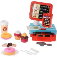 Wellhome Cash Register Set 32.5x13.5x22 Cm Transparant