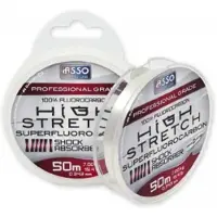 ASSO High Stretch 50 M Fluorocarbon Transparant 0.280 mm