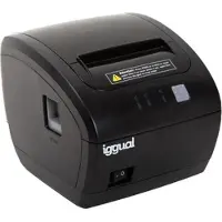 Iggual TP EASY 80 USB+RJ11 thermische printer zwart