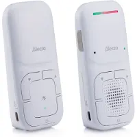 Alecto Babyfoon - Audio Babyfoon - Full Eco DECT - Lange stand-by tijd - DBX130 - Wit