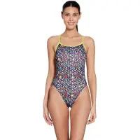 Zoggs Printed Rayback E Plus Swimsuit Veelkleurig 36 Vrouw