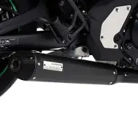 Arrow Rebel With Aluminium Dark End Cap Kawasaki Vulcan 650 ´17-20 Gehomologeerde Uitlaatdemper