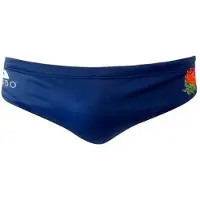 Turbo England Swimming Brief Blauw 7-8 Years Jongen