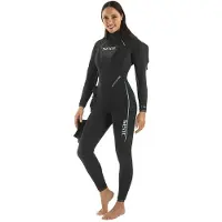 Seac Sub Space Woman Semi Dry Suit 7 Mm Zwart XS Vrouw