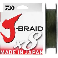 Daiwa J-braid 8 Braided Line 500 M Groen 0.350 mm