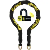 Auvray ketting met hangslot XTREM MINI met alarm - lengte 170 cm, diameter 13,5 mm (klasse S.R.A. en ART)