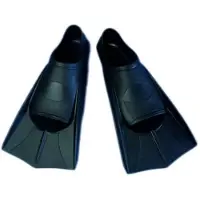 Leisis Silicon Short Swimming Fins Zwart EU 45-46