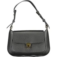 Coccinelle Leren Schoudertas Coccinellecristhy Handbag Noir Zwart