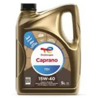 Total Caprano 15w40 4 Strokes Engines Oil 5l Goud