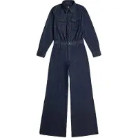 G-Star Western Wide Leg Jumpsuit Met Lange Mouwen