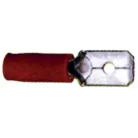 Oem Marine Flat Plug Terminal 100 Units Rood 6.3 x 0.8 mm