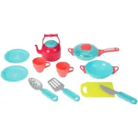 Wellhome Children´s Kitchen Set Assorted 11 Pieces Roze Kinderen