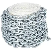 PLASTIMO Chain With Rope 10 Mm 28 M 40 M 18 Mm Grijs