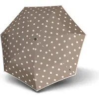 Knirps Paraplu 'T.020' taupe / wit