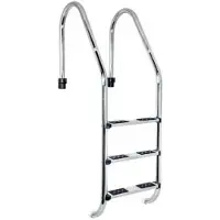 Productos Qp Standard Pool Ladder 3 Steps Zilver