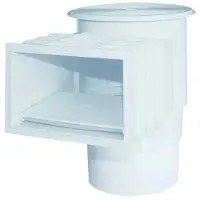 Productos Qp Ø 5m3/h Skimmer Standard Mouth Round Cover 200mm Transparant