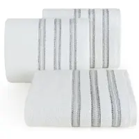 Eurofirany Selena Handdoek 50x90 cm Wit - 100% Katoen