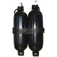 Seachoice Twin Eye Fender Kit Zwart 14 x 51 cm
