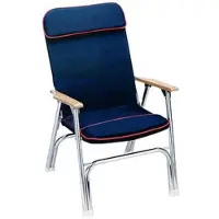 Seachoice Canvas Folding Chair Blauw