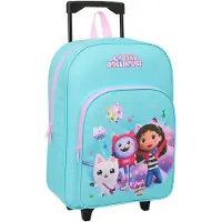 Safta Schoolrugzak met Wielen Gabby's Dollhouse Blauw Roze 32 x 42 x 14 cm
