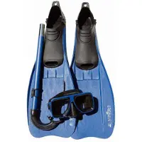 So Dive Set Lagon Standard Snorkeling Set Blauw EU 45-46