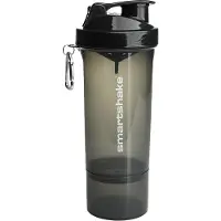 Smartshake - Slim Serie Gunsmoke Zwart 500 ml
