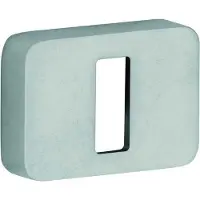 Artitec Set van twee sleutelplaatjes Minimal/Maximal mat nikkel ongelakt